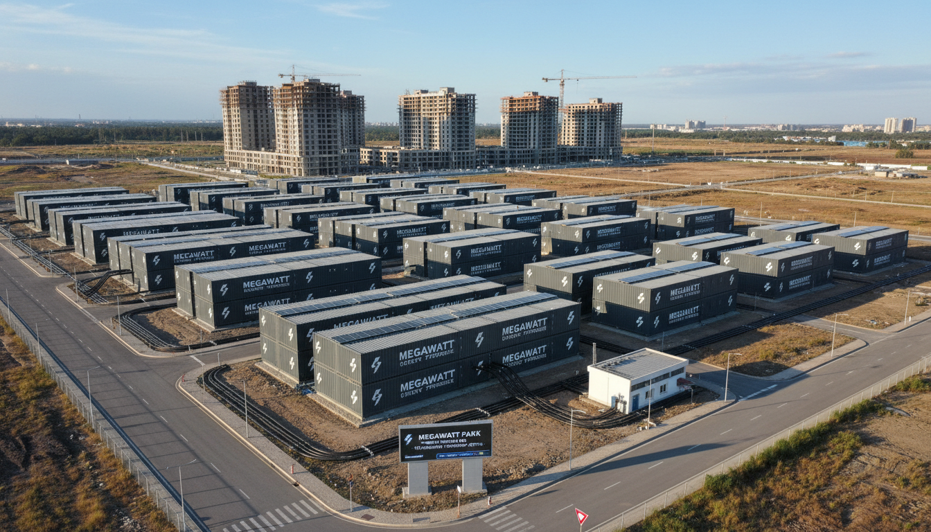 大手不動産デベロッパー向け 大型蓄電池システム